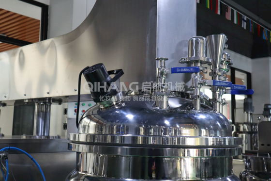 3000r/min Cosmetic Making Machine Shampoo Soap Cream Vacuum Homogenous Emulsifier